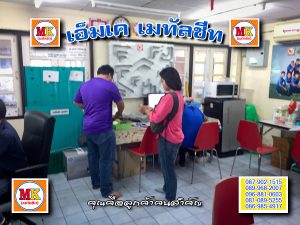 วัดสวนส้ม ทำหลังคาโกดัง