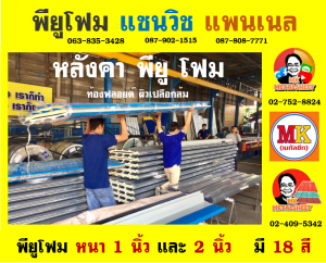 หลังคาพียู โฟม (PU Foam Roof)