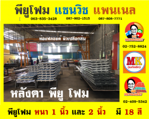 หลังคาพียู โฟม (PU Foam Roof)