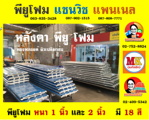 หลังคาพียู โฟม (PU Foam Roof)