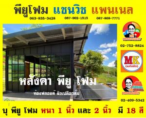 หลังคาพียู โฟม (PU Foam Roof)