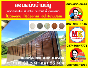 ลอนผนังบ้านพียูโฟม (House Wall Panel PU Foam)