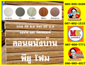 ลอนผนังบ้าน พียู โฟม (House Wall Panel PU Foam) อำเภออู่ทอง