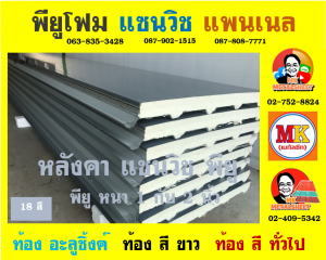 หลังคา แซนวิช พียู โฟม (Sandwiches PU Foam Roof) อำเภอสองพี่น้อง