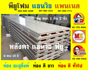 หลังคา แซนวิช พียู โฟม (Sandwiches PU Foam Roof) อำเภอด่านช้าง