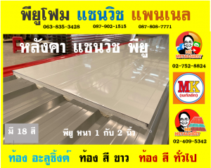 หลังคา แซนวิช พียู โฟม (Sandwiches PU Foam Roof) อำเภอศรีประจันต์