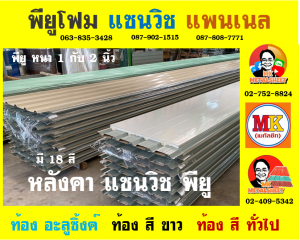 หลังคา แซนวิช พียู โฟม (Sandwiches PU Foam Roof) อำเภอบางปลาม้า