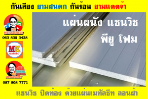 แพนเนล แซนวิช ( Panel Sandwiches PU Foam)