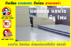 แพนเนล แซนวิช ( Panel Sandwiches PU Foam)